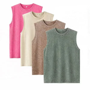 Pink + Apricot + Brown + Green